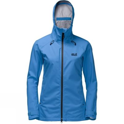 Chaquetas Jack Wolfskin Gravity Flex Softshell Mujer - Azules - Chile FTC701684